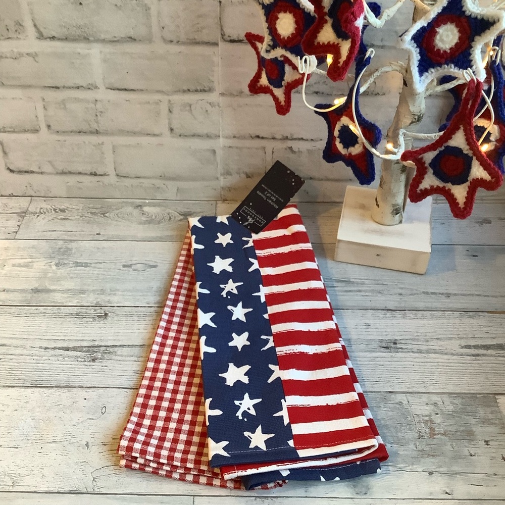 PBS HomeGoods 2Pk Patriotic Kitchen Towels